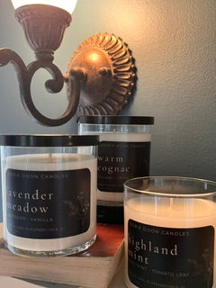8.5oz Clear Glass Candle